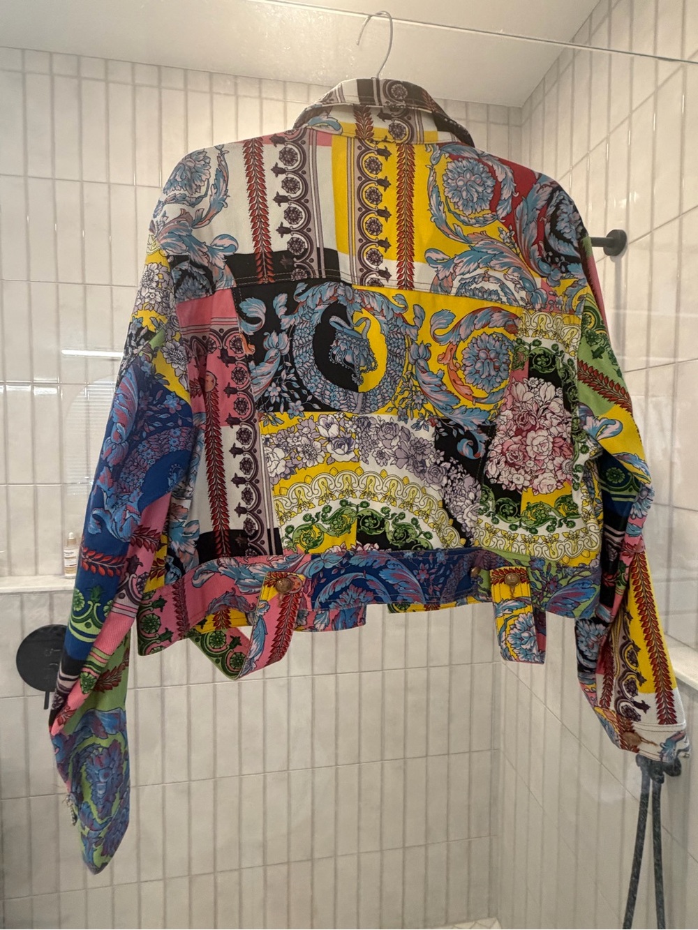 Mixed-Print Multicolor Women's Jacket - Picture 3 of 3